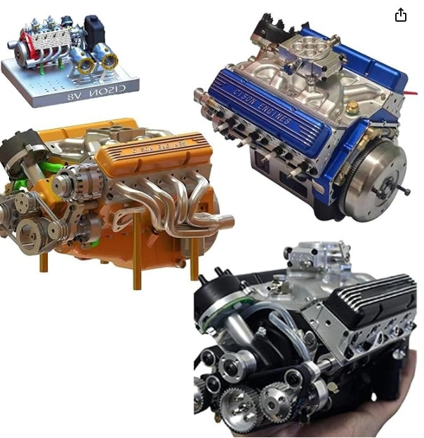 Model bencinskega motorja CISON V8 OHV za samosestavljanje-SI