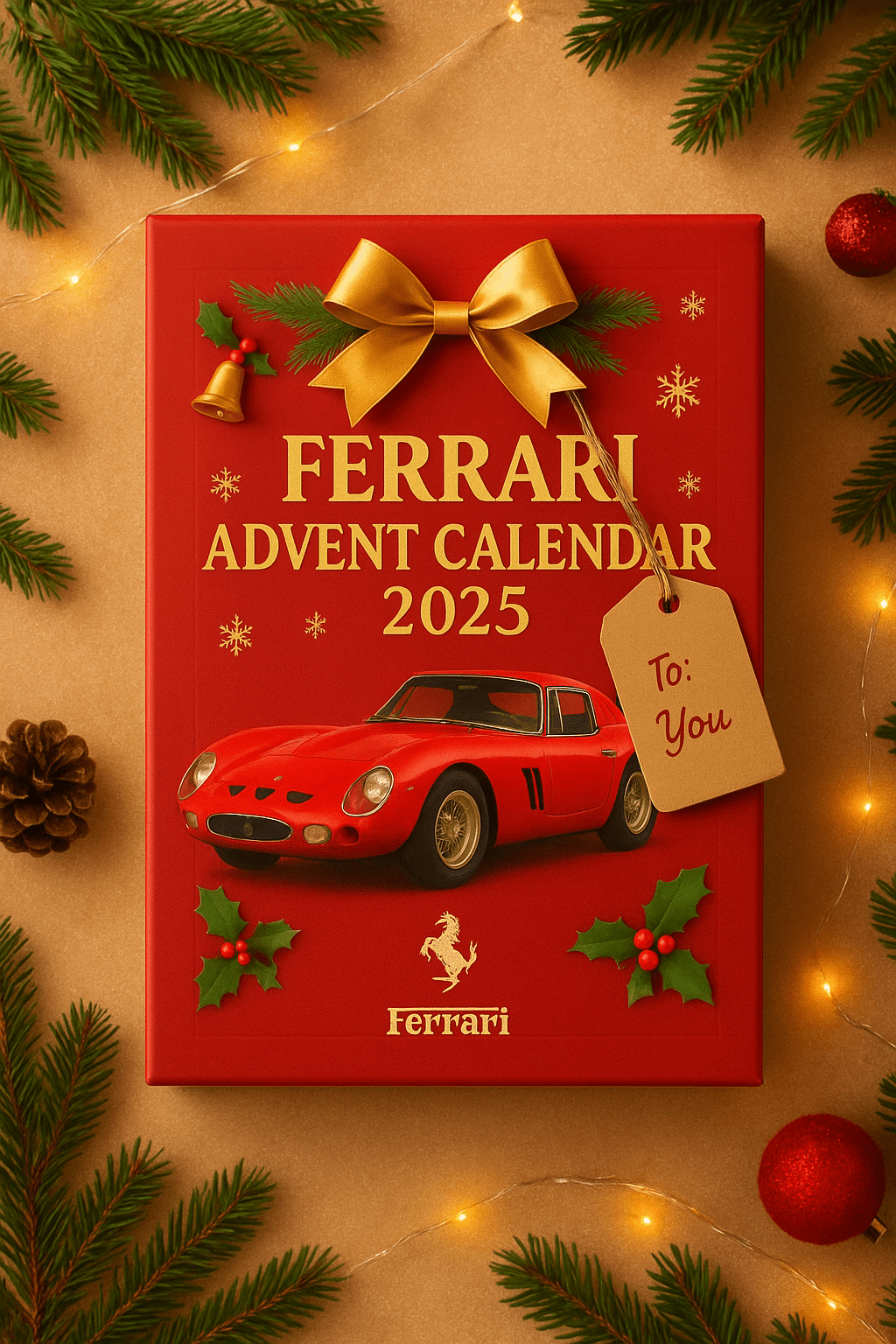 🎄 Ferrarijev adventni koledar F1 Racing Legends 2025 – zbirateljska izdaja 🏎️✨--SI