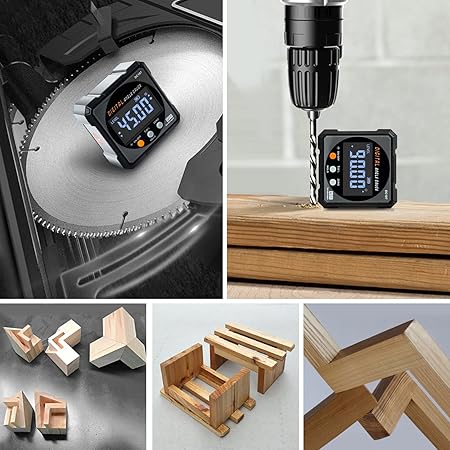 Pousbo® Mini LCD digitalni kotni inklinometer-SI