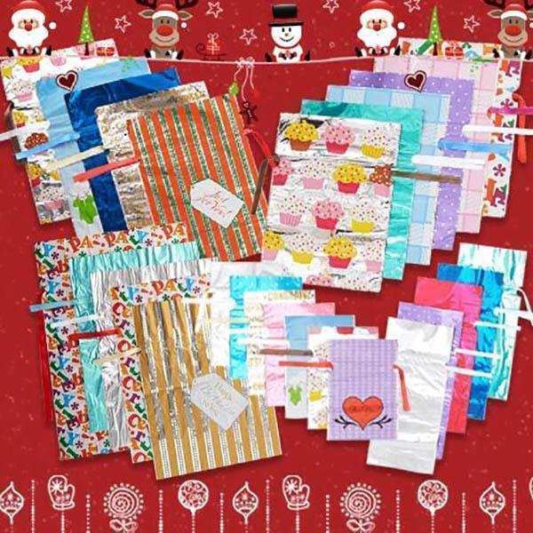 🎅🎁 Najboljša božična darilna vrečka z vrvico na svetu-SI