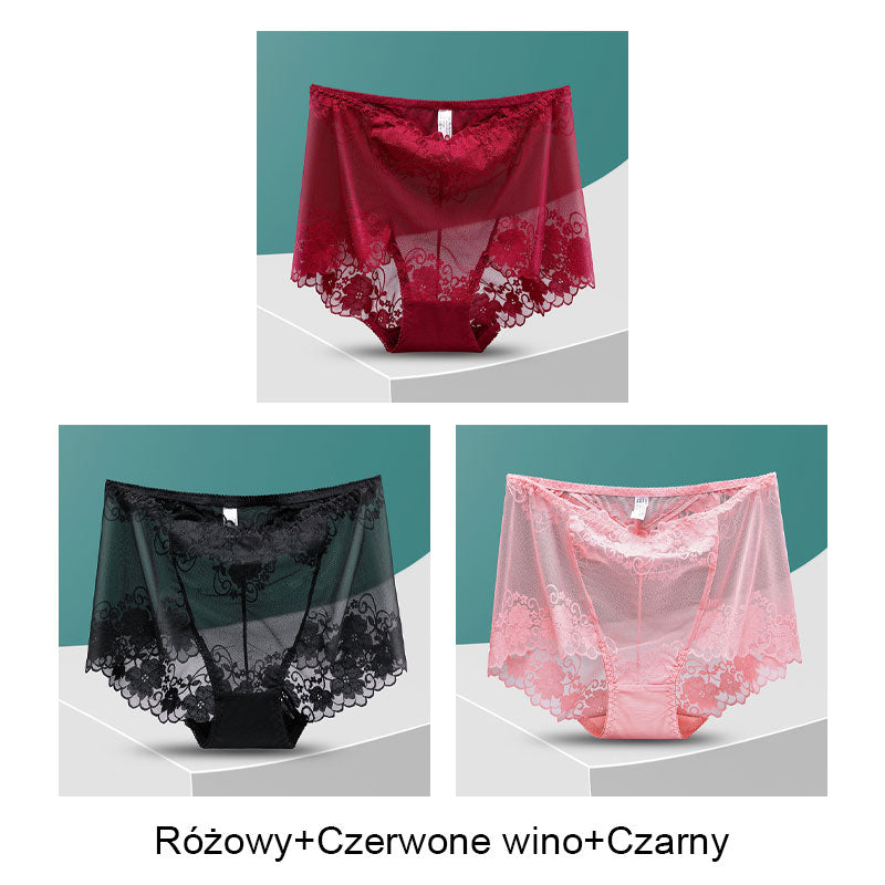 💝 Ročno izdelane ženske spodnjice iz svilene čipke
