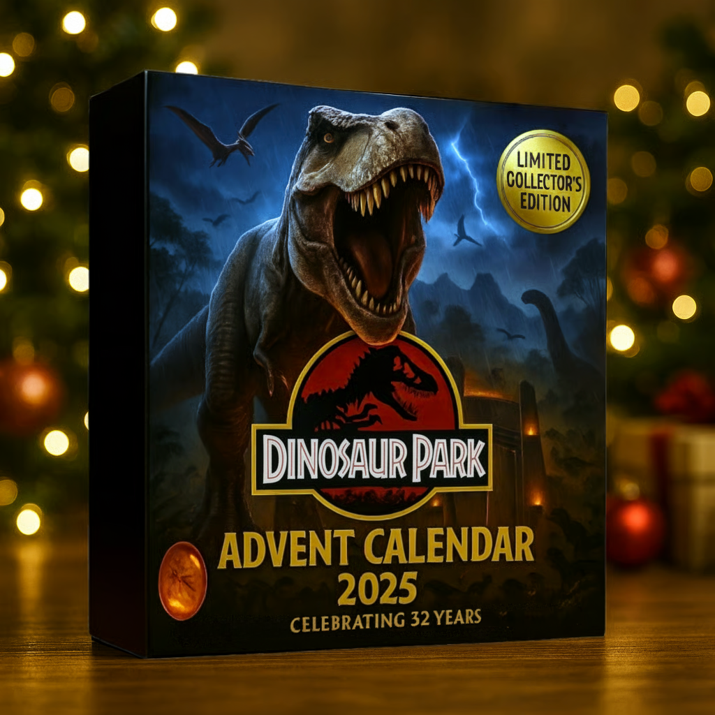 🦖Adventni koledar za 32. obletnico parka dinozavrov – 2025-SI