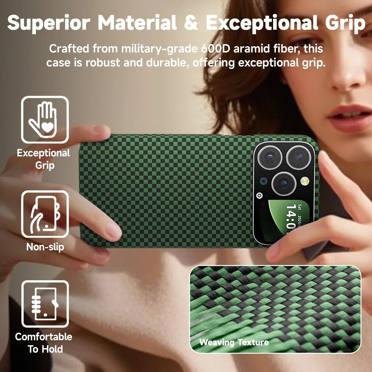 Global Limited Edition Magnetic Future Technology Pametni zaščitni ovitek (združljiv z iPhone 17–12)-SI