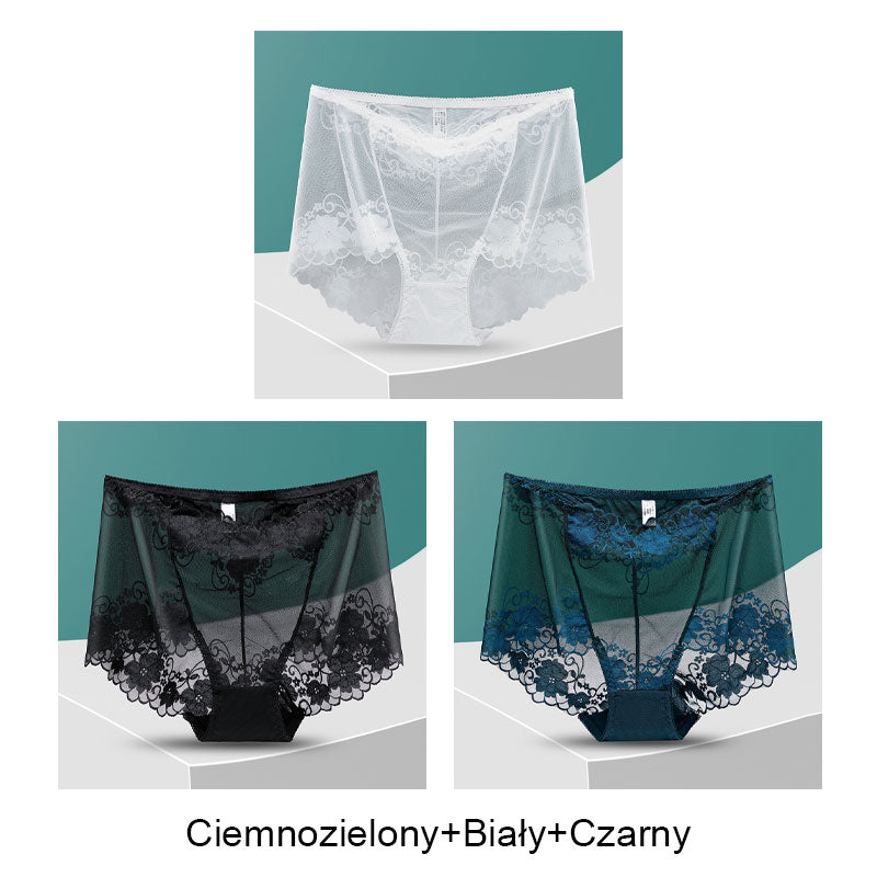 💝 Ročno izdelane ženske spodnjice iz svilene čipke