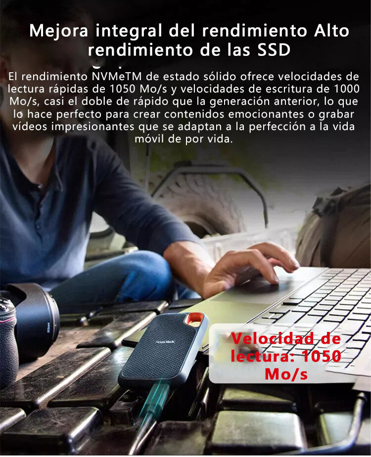 Disco duro mobile de estado solido de alta velocidad-ES