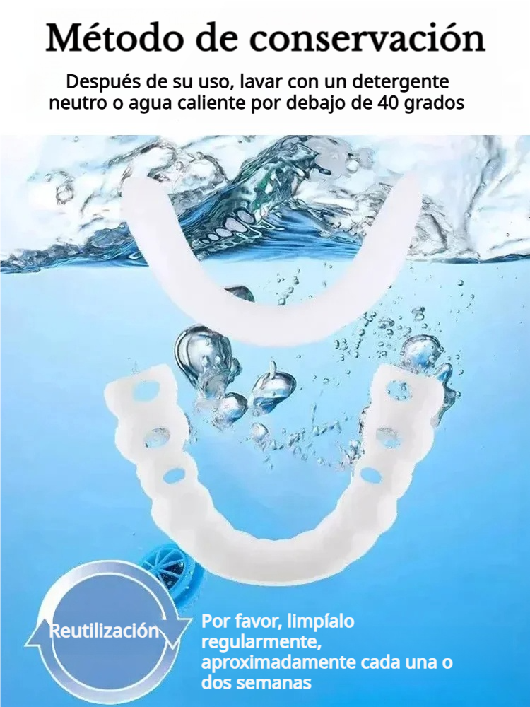 Blanqueamiento de protesis modeliavimas reguliuojamas per užsegimą
