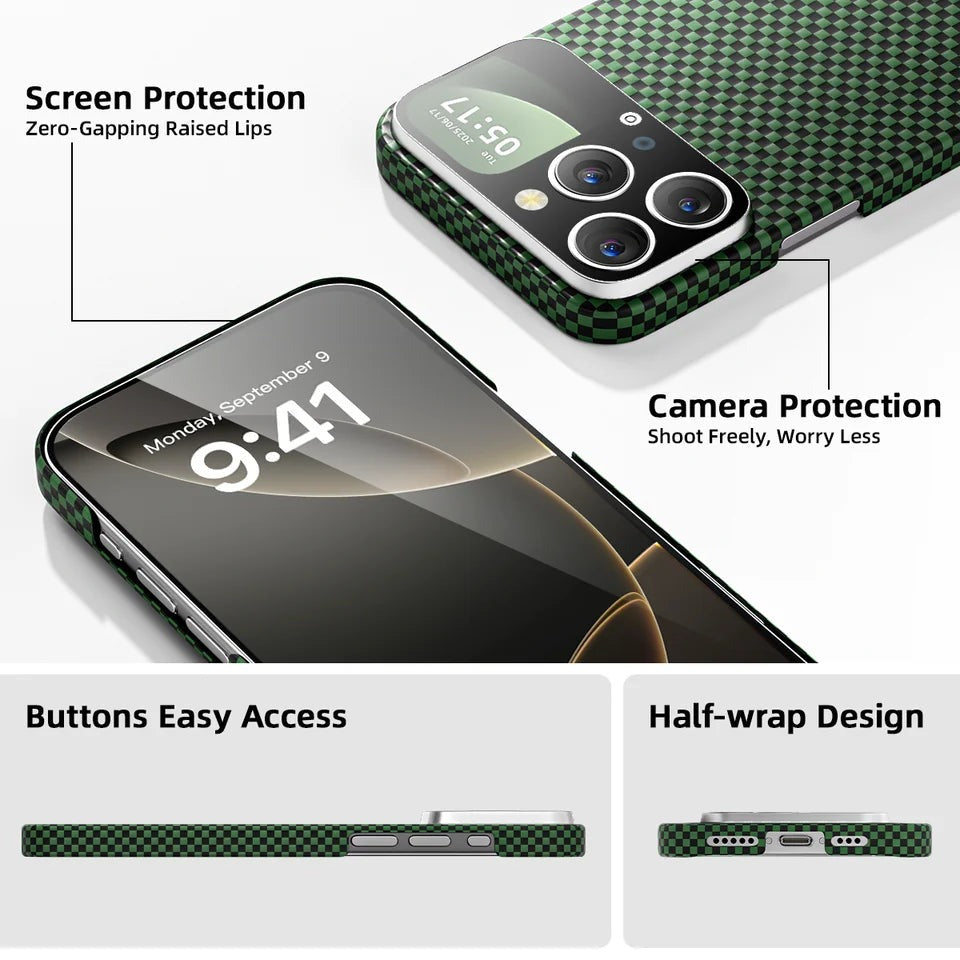 Global Limited Edition Magnetic Future Technology Pametni zaščitni ovitek (združljiv z iPhone 17–12)-SI