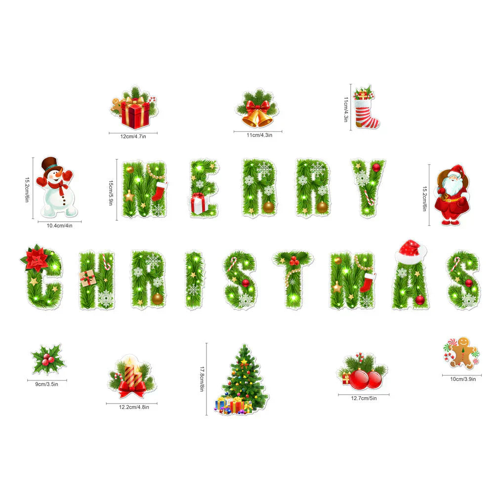 🎁🎅 Magnetna nalepka z božično tematiko🎄-SI