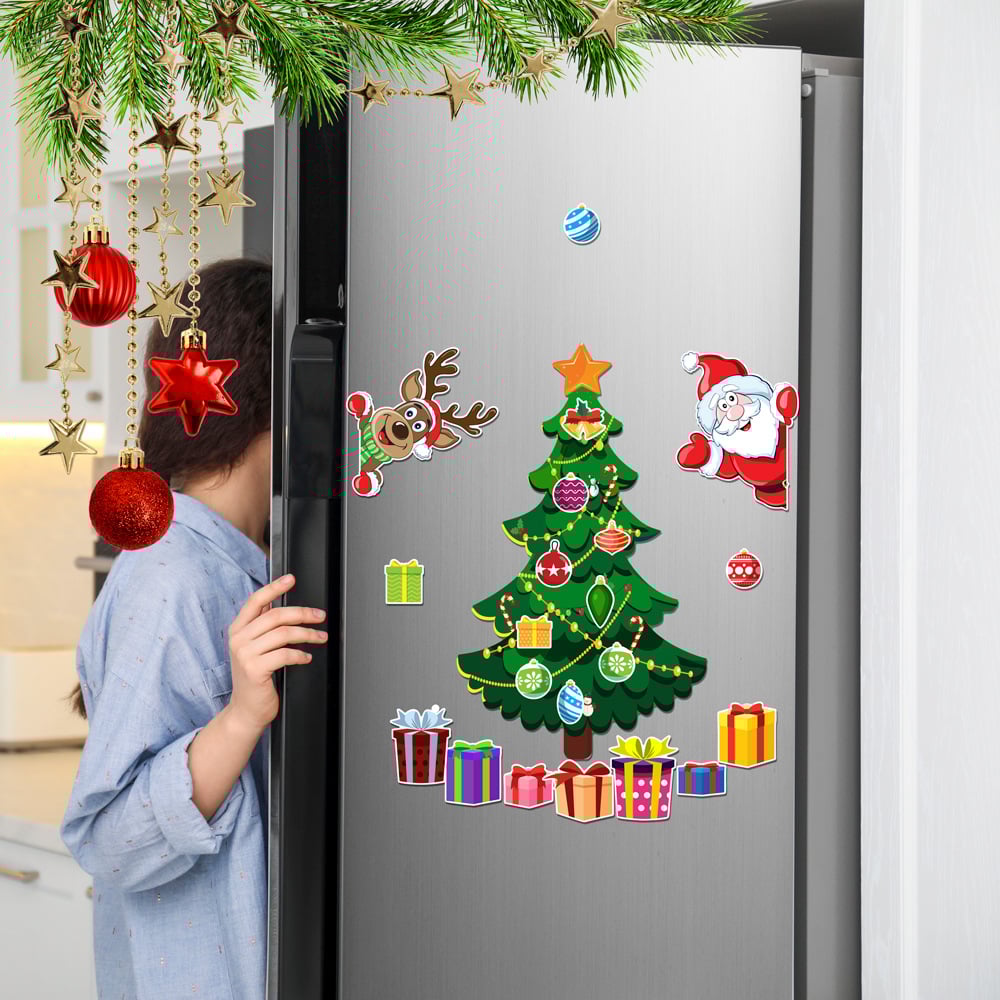 🎁🎅 Magnetna nalepka z božično tematiko🎄-SI