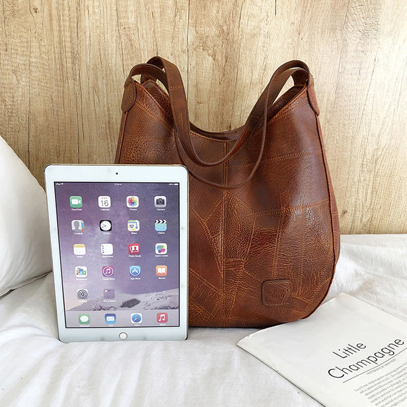 【🎊2025 Novi izdelki】👜Ženske vintage torbe za čez ramo iz mehkega usnja velike prostornine-SI