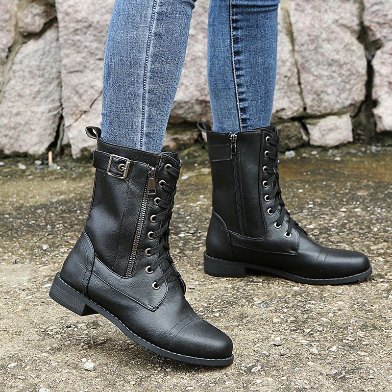 Sieviešu edas ortopediskie apavi ar roubnu purngalu un sānū rāvējslējēju👢-LV