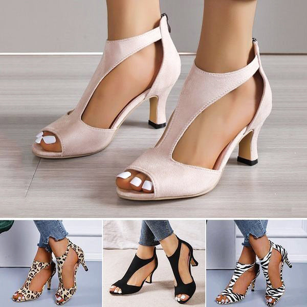 【🔥EU 35-43】👡2025 νέα μόδα γυναικεία ρωμαϊκά ψηλοτάκουνα-GR