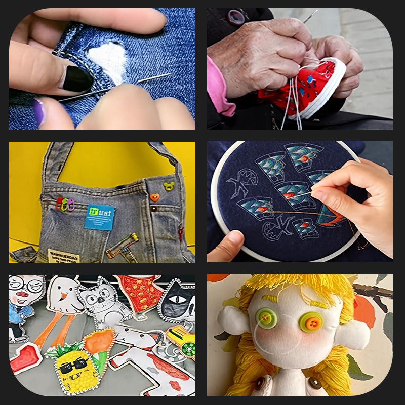 🧵Siuvimo įrankių rinkinys, 37 dalys-LT