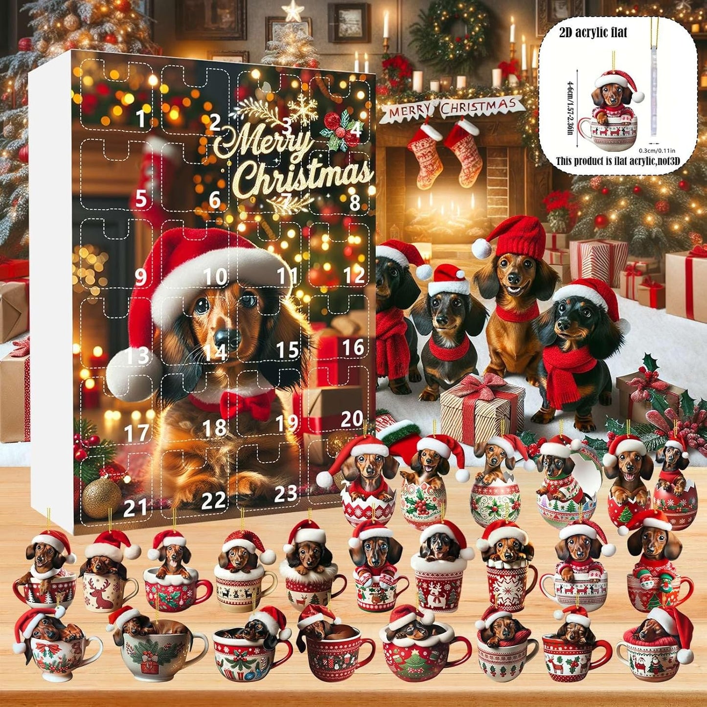 🎅Božični adventni koledar za jazbečarje 2025🎁-SI
