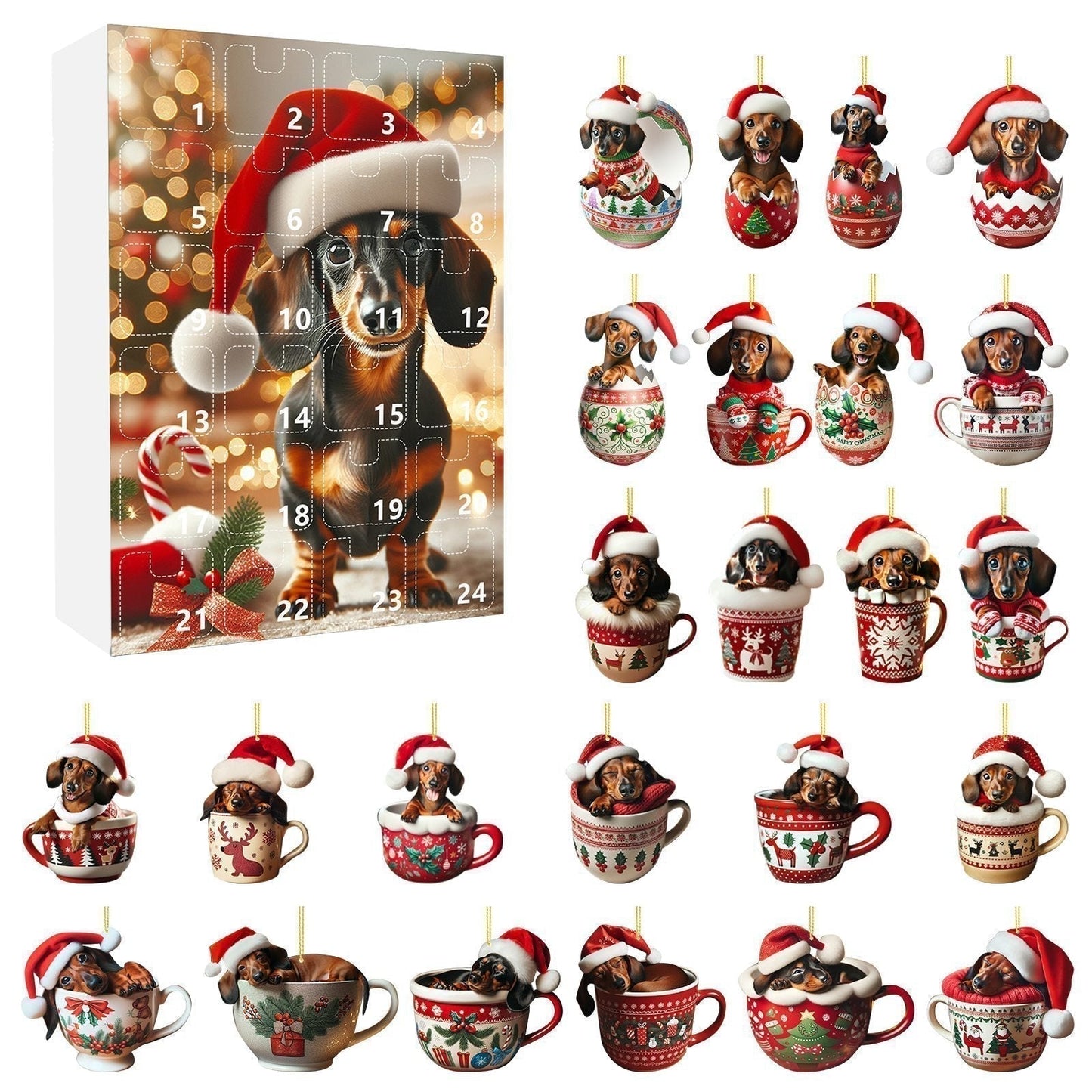 🎅Božični adventni koledar za jazbečarje 2025🎁-SI