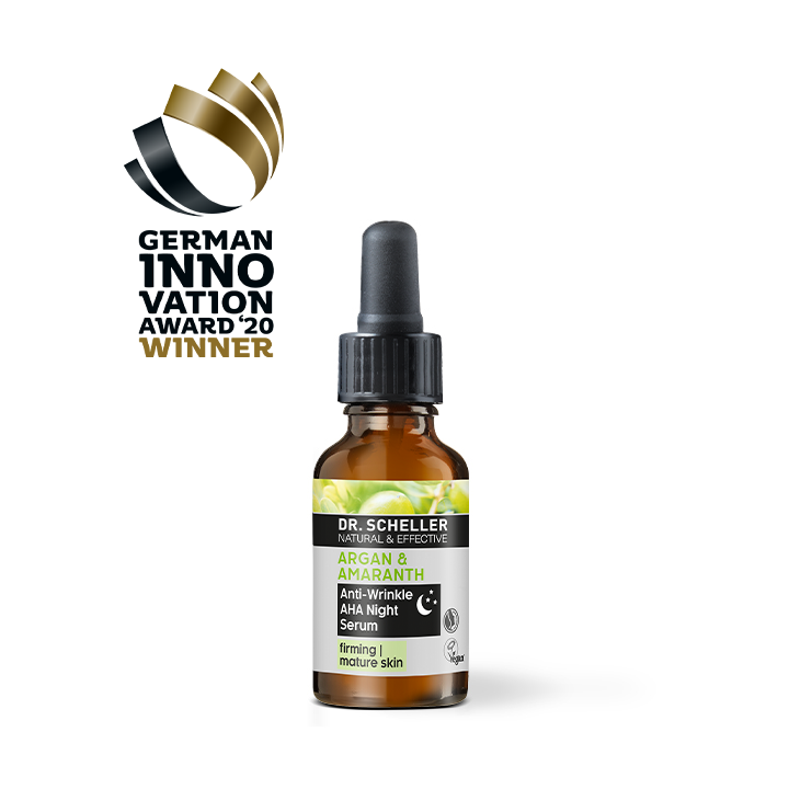 AHA nočni serum ARGAN & AMARANT