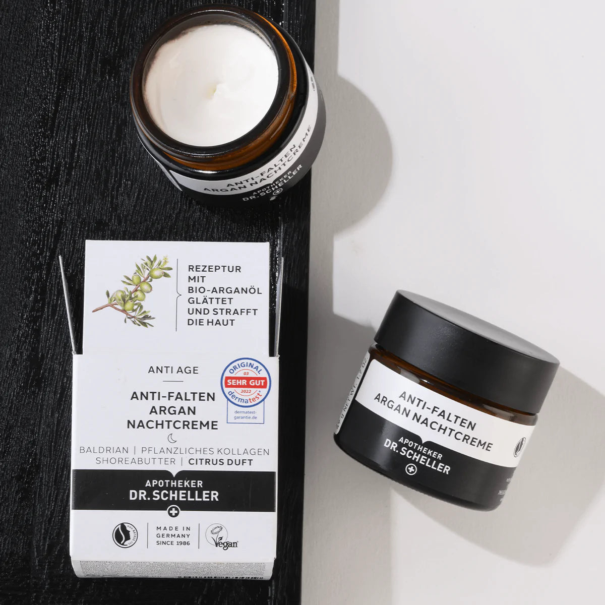 Nočna krema proti gubicam z ARGANOM