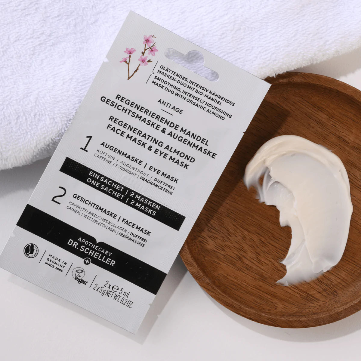 Regenerativna maska za obraz in okoli oči