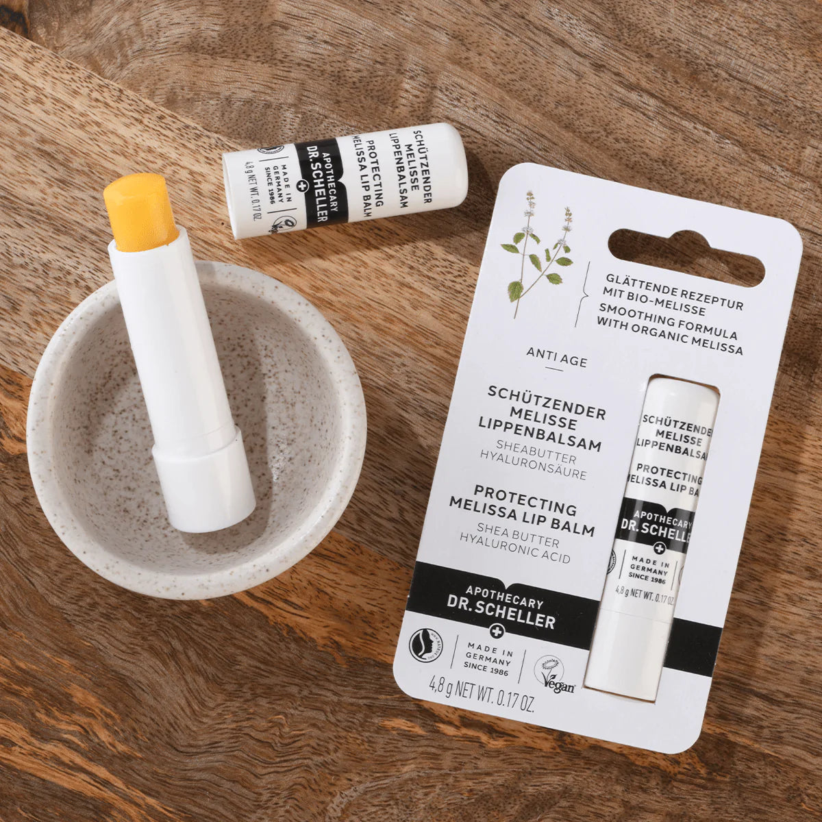 Zaščitni balzam za ustnice z MELISO