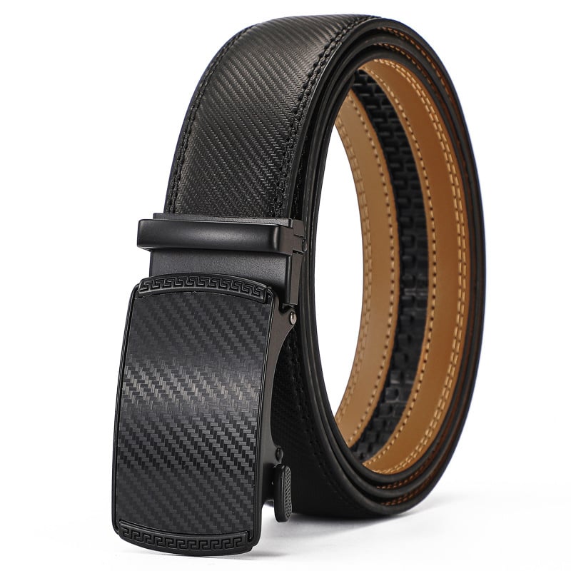 🔥Leather Ratchet Belt With Adjustable Buckle