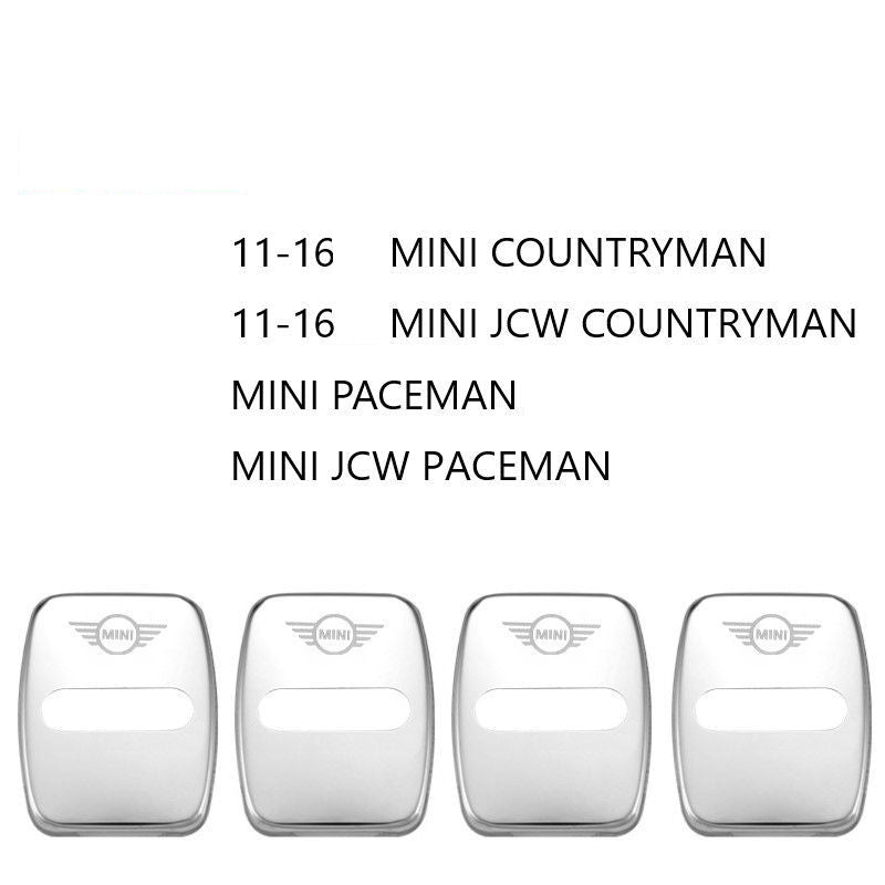 Karštas išpardavimas ✨50% nuolaida ✨Nerūdijančio plieno antikorozinis automobilio durelių spynos apsauginis dangtelis 🔥4 vnt. 🔥-LT