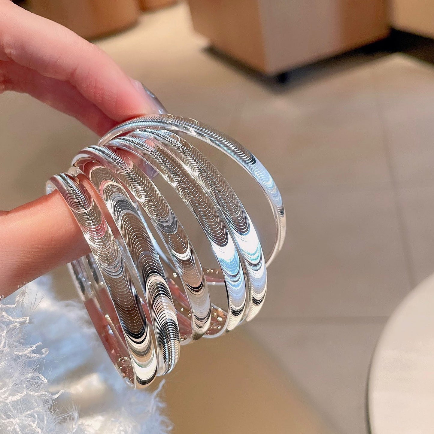 ✨🌙 Pritegne vse poglede – Zapestnica s poliranim mačjim očesom 🌙✨-SI