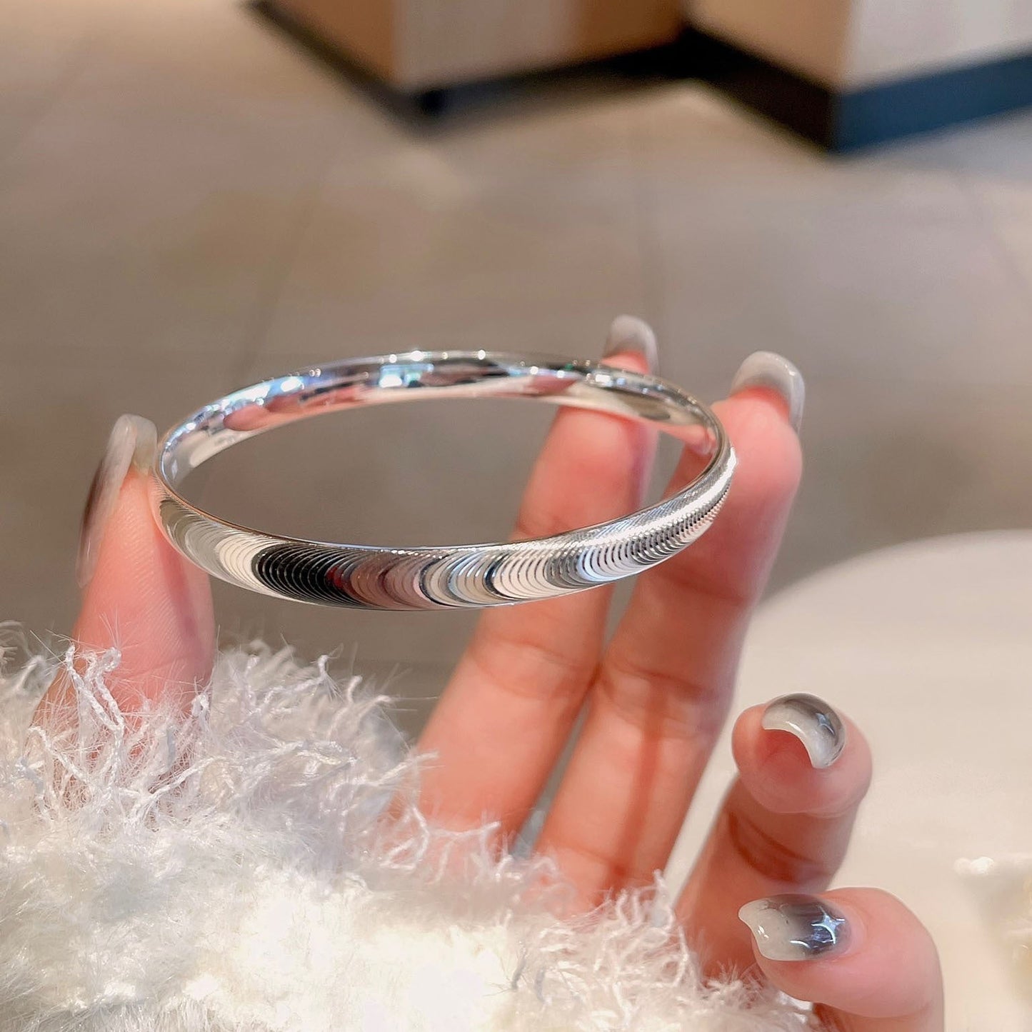 ✨🌙 Pritegne vse poglede – Zapestnica s poliranim mačjim očesom 🌙✨-SI