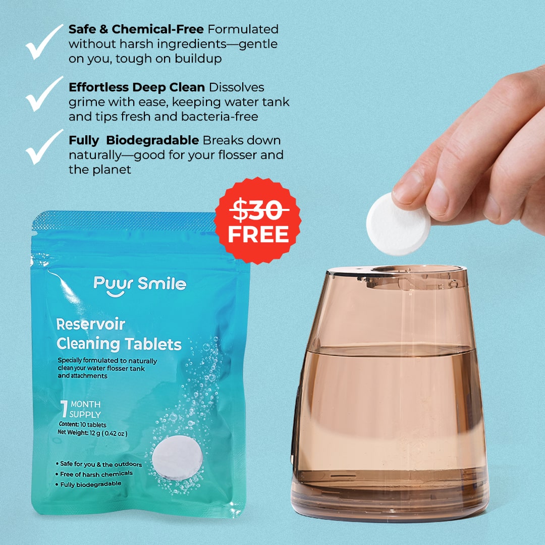 Ščetka za vodo PUURSMILE – 55 % POPUSTA NA ČRNI PETEK + 4 BREZPLAČNA DARILA-SI