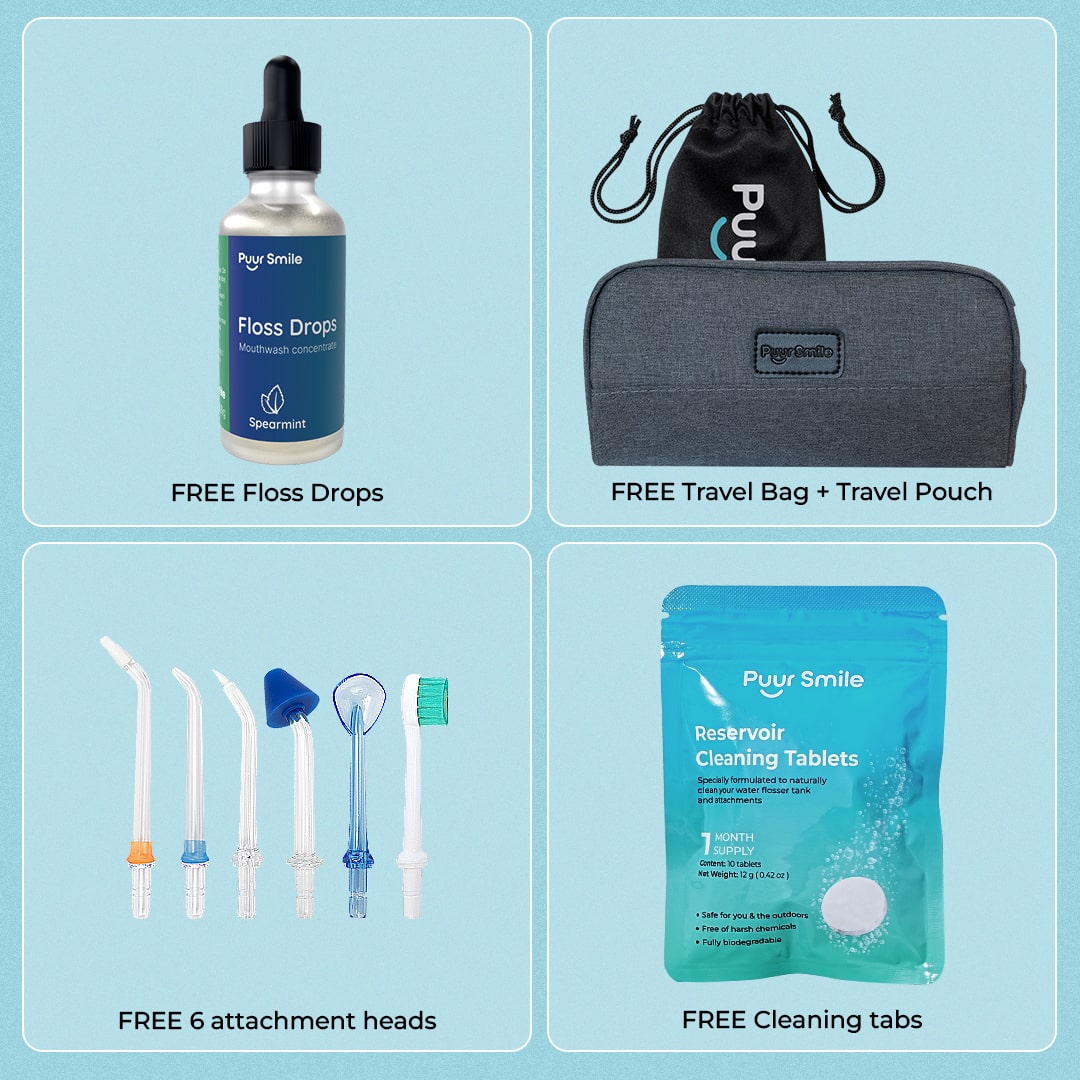 Ščetka za vodo PUURSMILE – 55 % POPUSTA NA ČRNI PETEK + 4 BREZPLAČNA DARILA-SI