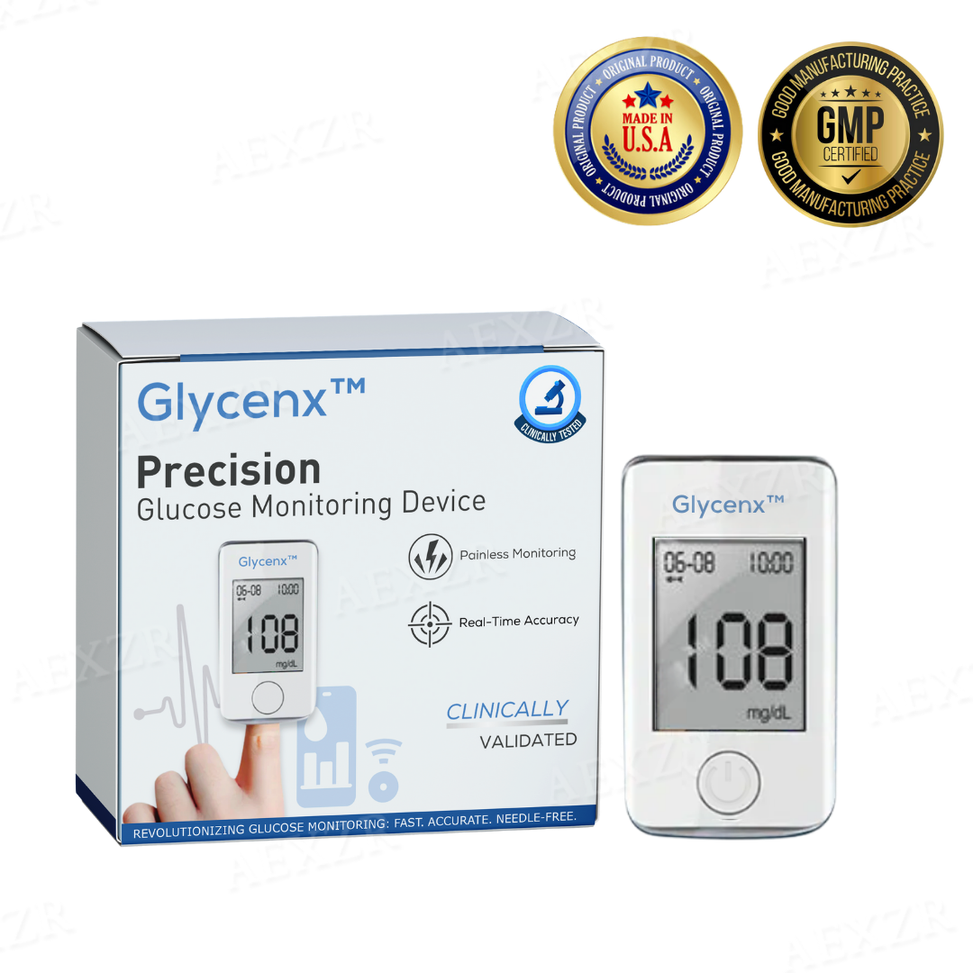 Glycenx™💕 – tikslus gliukozės kiekio kraujyje matavimo prietaisas.-LT