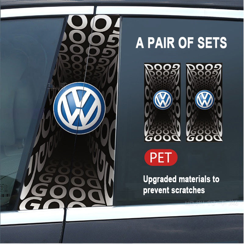 🔥Εκπτώσεις🔥Προστατευτική μεμβράνη HD για τροποποίηση κολόνας B αυτοκινήτου 2025 (2 τεμ.)-GR