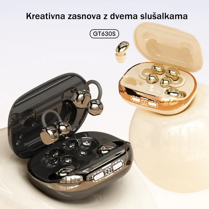 Brezžične slušalke 3 v 1 s polnilno enoto (power bank)