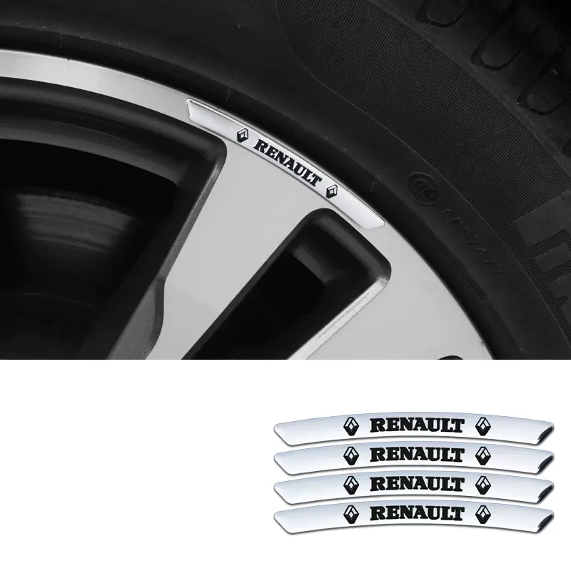 Karštas išpardavimas ✨50% nuolaida ✨3D metalinio ratlankio lipdukas su asmenybe (4 vnt.)-LT