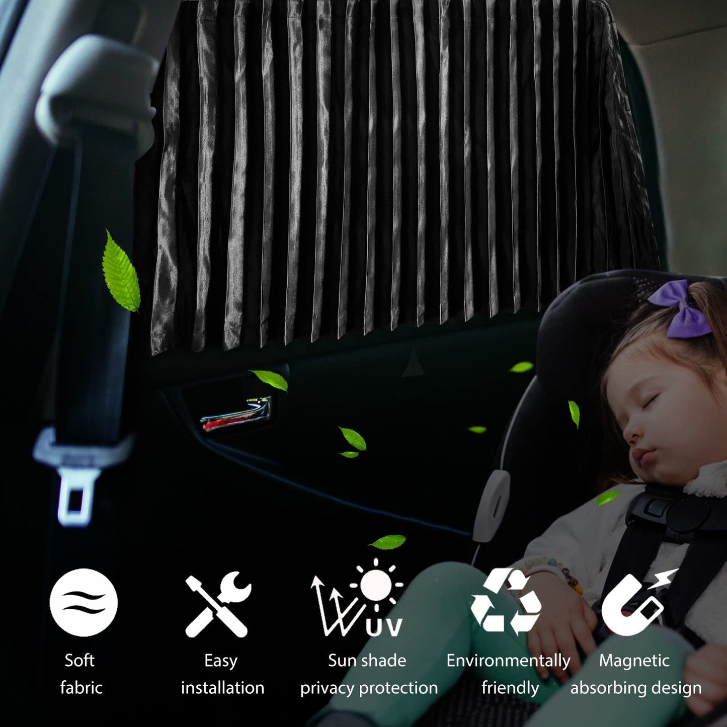 🔥Μαγνητικό σκίαστρο γενικής χρήσης για το πλαϊνό παράθυρο του αυτοκινήτου-GR