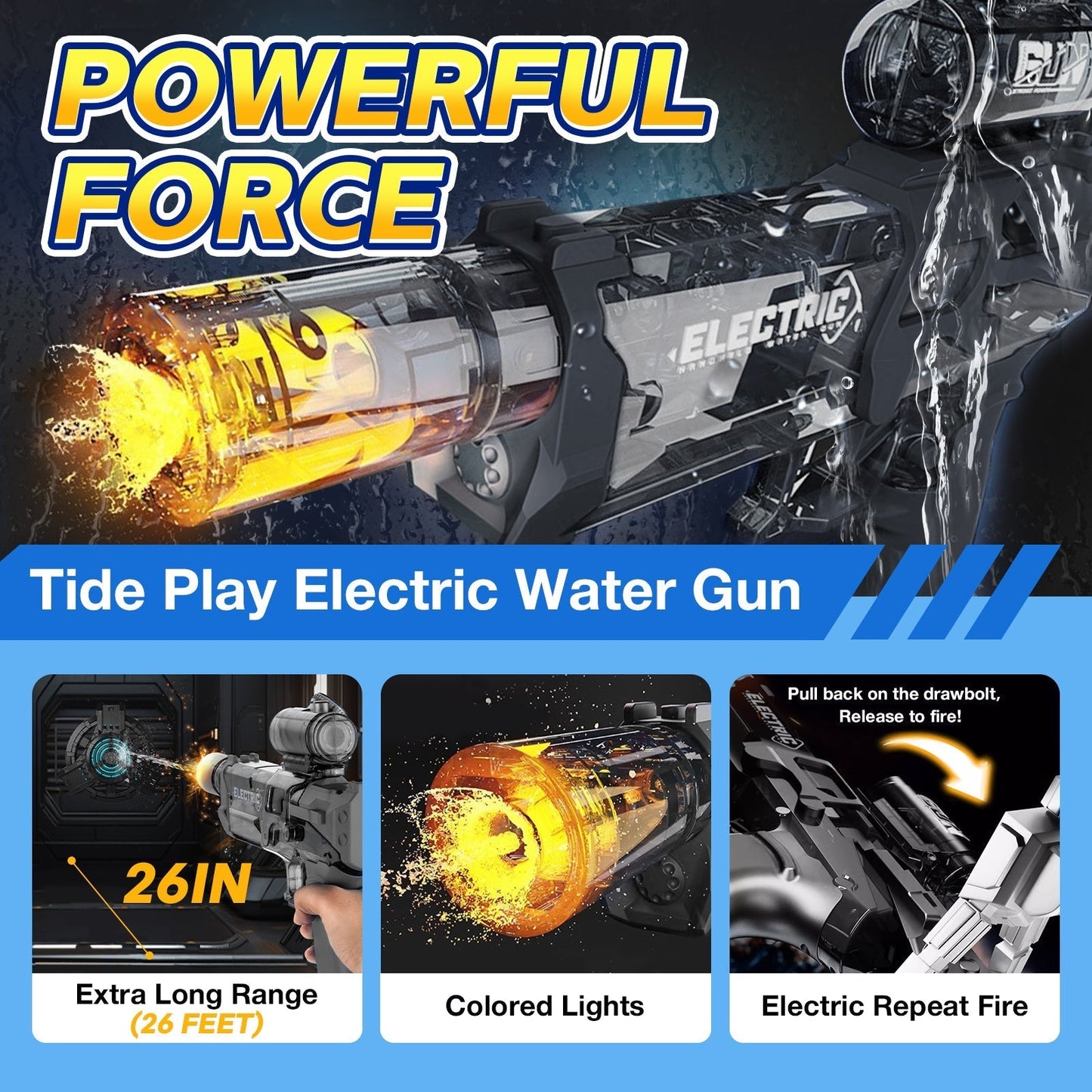 Woyuosn Battle Blaster elektrinis vandens pistoletas-LT