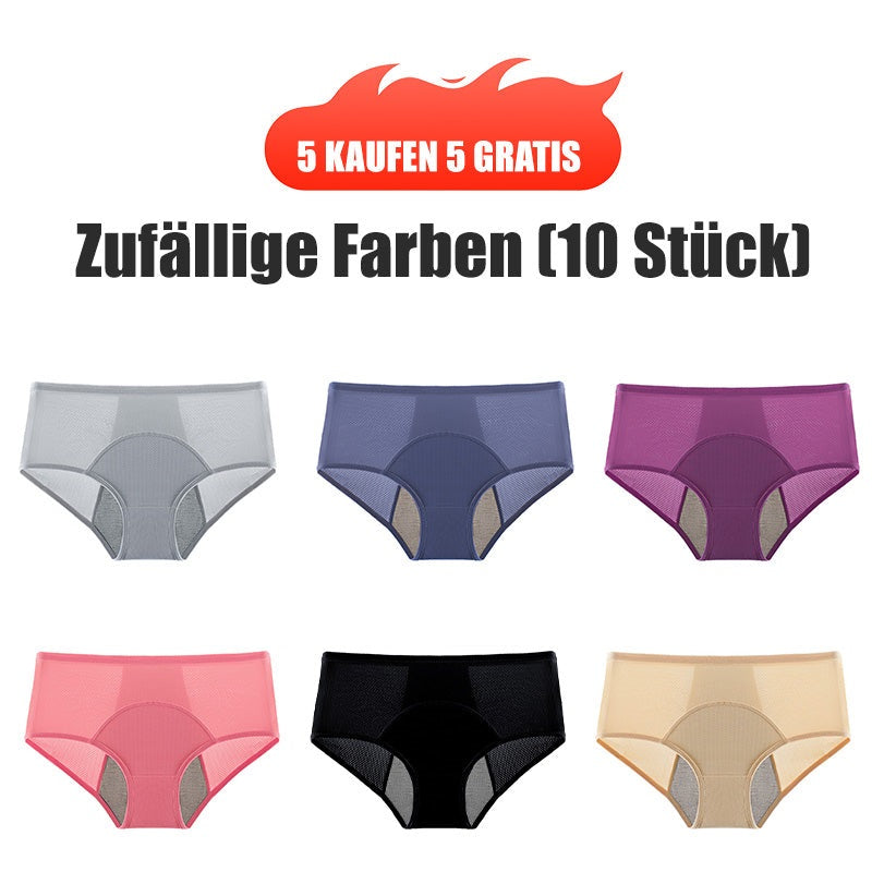 (L-8XL)🌸Kupite 2, dobite 1 gratis🔥Žensko spodnje perilo z visokim pasom, ki ne prepušča vode👙-SI