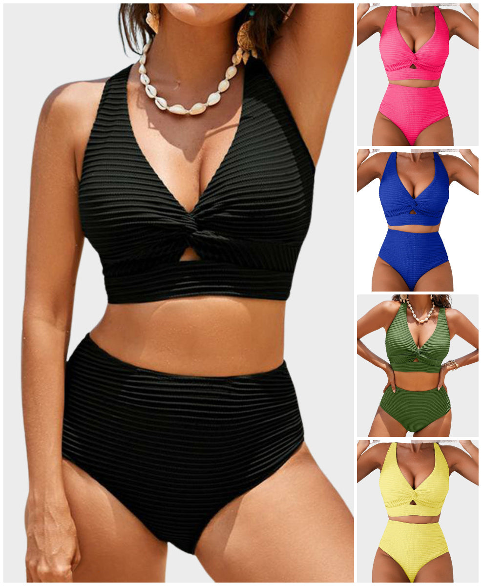 👙Komplet bikinijev z visokim pasom-SI