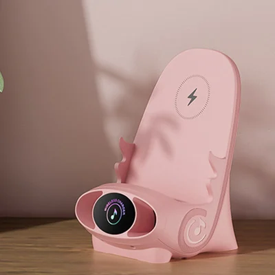 Daugiafunkcinis mobiliojo telefono laikiklis su greitu belaidžiu įkrovikliu-LT