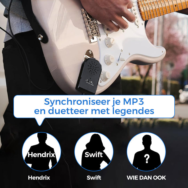 🎸Mini nešiojamas elektrinės gitaros stiprintuvo komplektas-LT