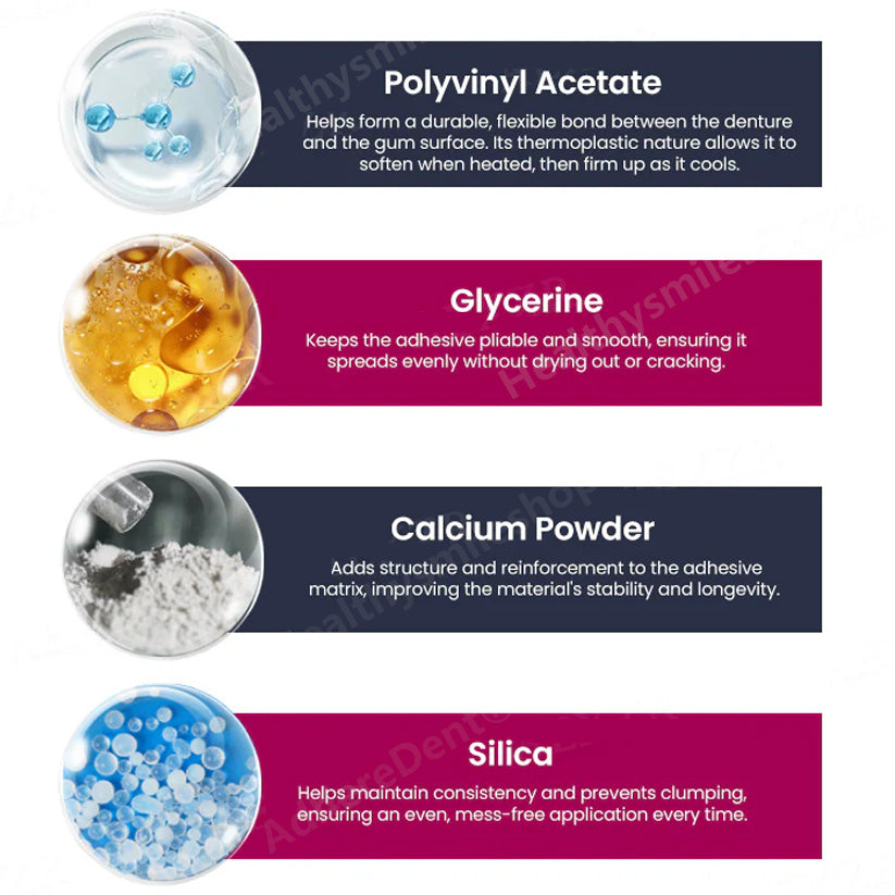 （🔥Kupite 1, dobite 1 gratis🔥）AdhereDent termoplastično lepilo za proteze, trajna fiksacija proteze-SI