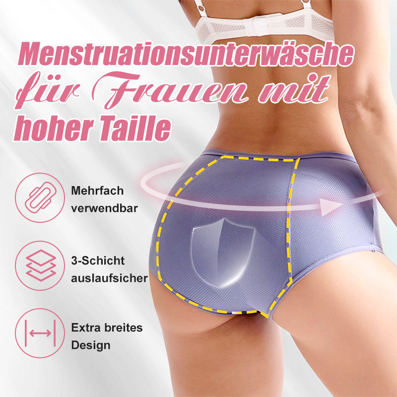 (L-8XL)🌸Kupite 2, dobite 1 gratis🔥Žensko spodnje perilo z visokim pasom, ki ne prepušča vode👙-SI