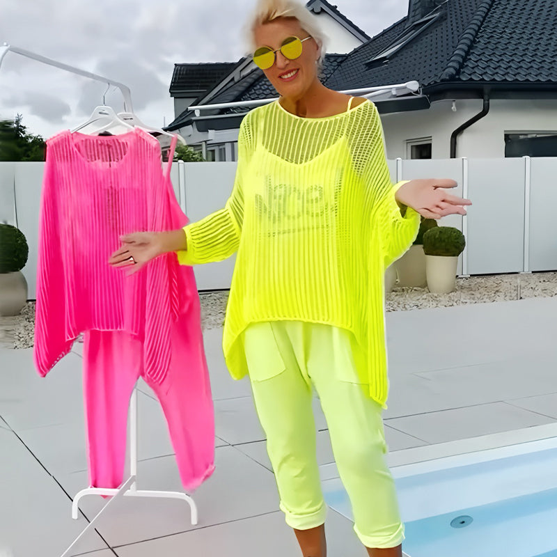 🌸Ženski kombinezon + votel casual top-SI