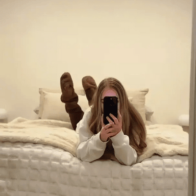 Božične nogavice iz gosjega puha-SI