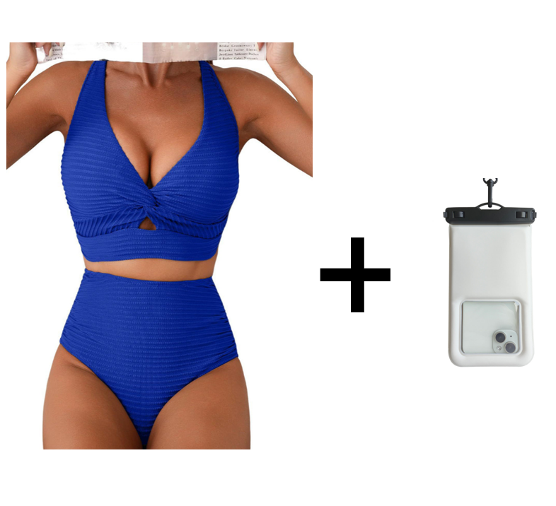 👙Komplet bikinijev z visokim pasom-SI