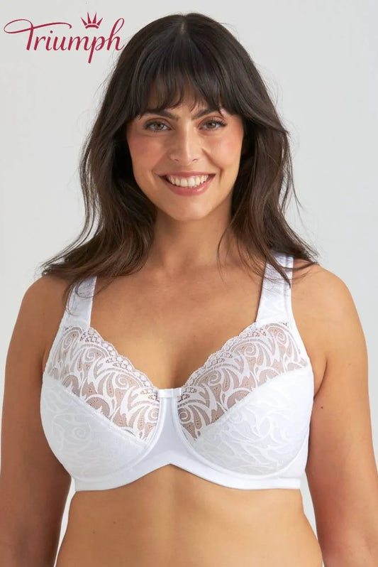 „Triumph“ – 🔥Liepsnos spalvos paminkštinta liemenėlė, trijų dalių komplektas-LT