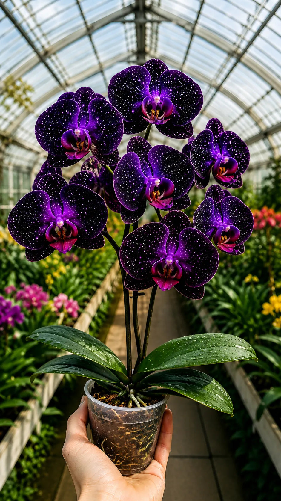 🌌 Rare Galaxy Orchid Bulbs – Stunning Starry Blooms for Your Garden