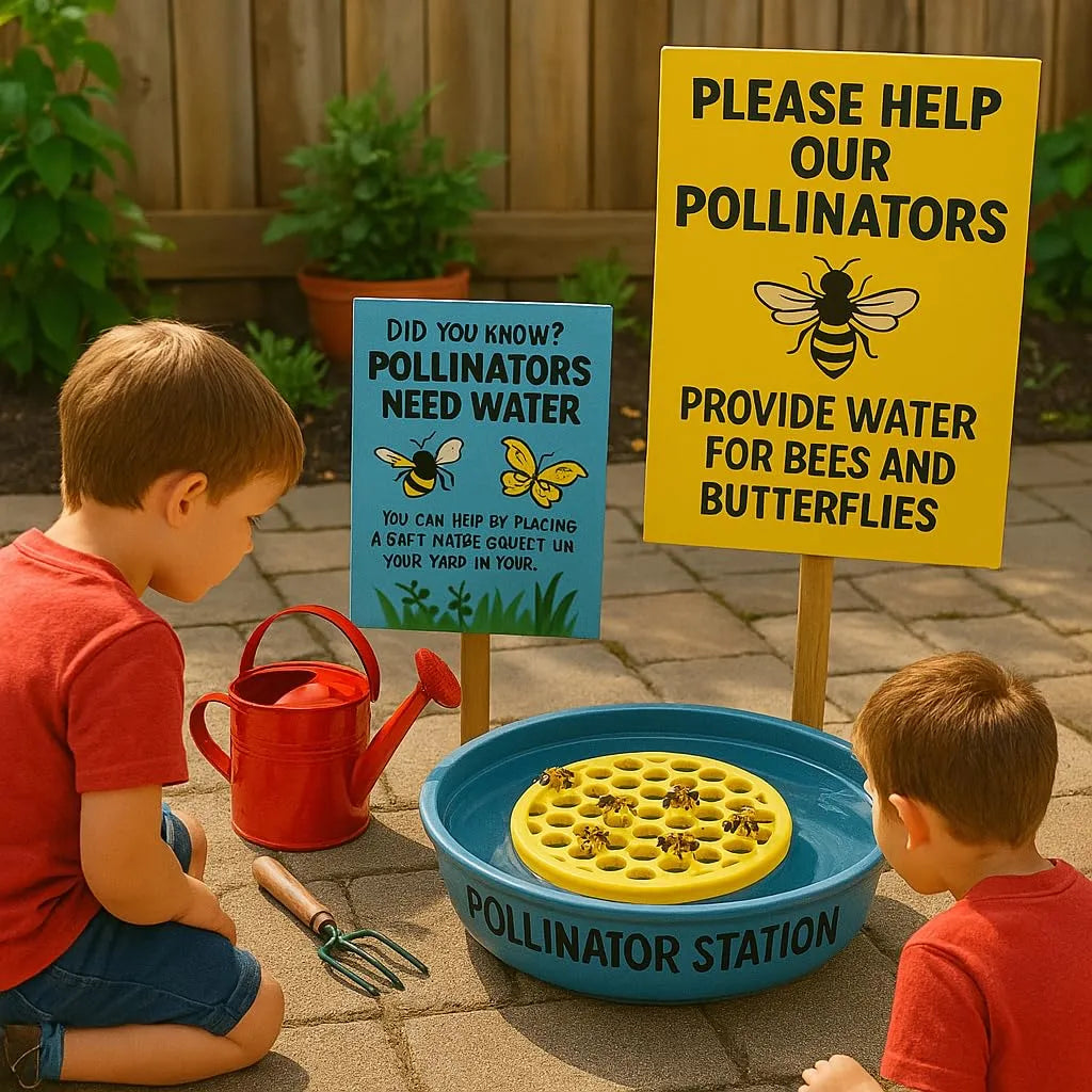 🐝 Plavajoča postaja za čebele - hidracijska postaja, prijazna do čebel-SI