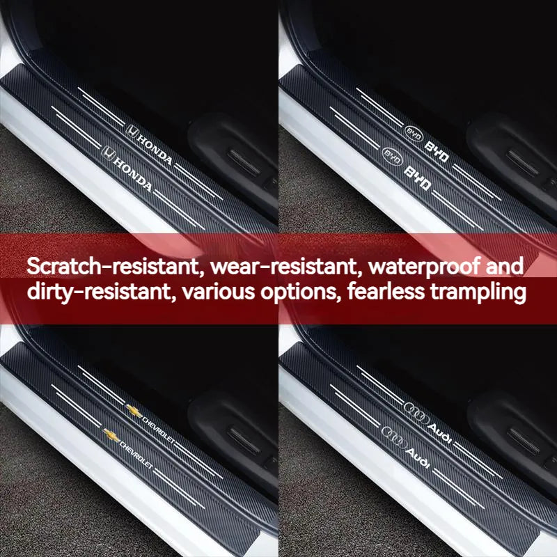 Črni petek ✨50% POPUST ✨Nalepke za pragove avtomobilskih vrat iz karbona ✨9 KOSOV ✨-SI