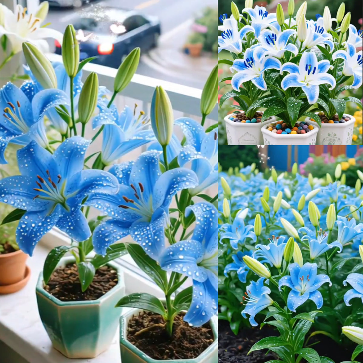 Črna magična lilija 🌺Čebuljice parfumskih lilij – sveže in sladke-SI