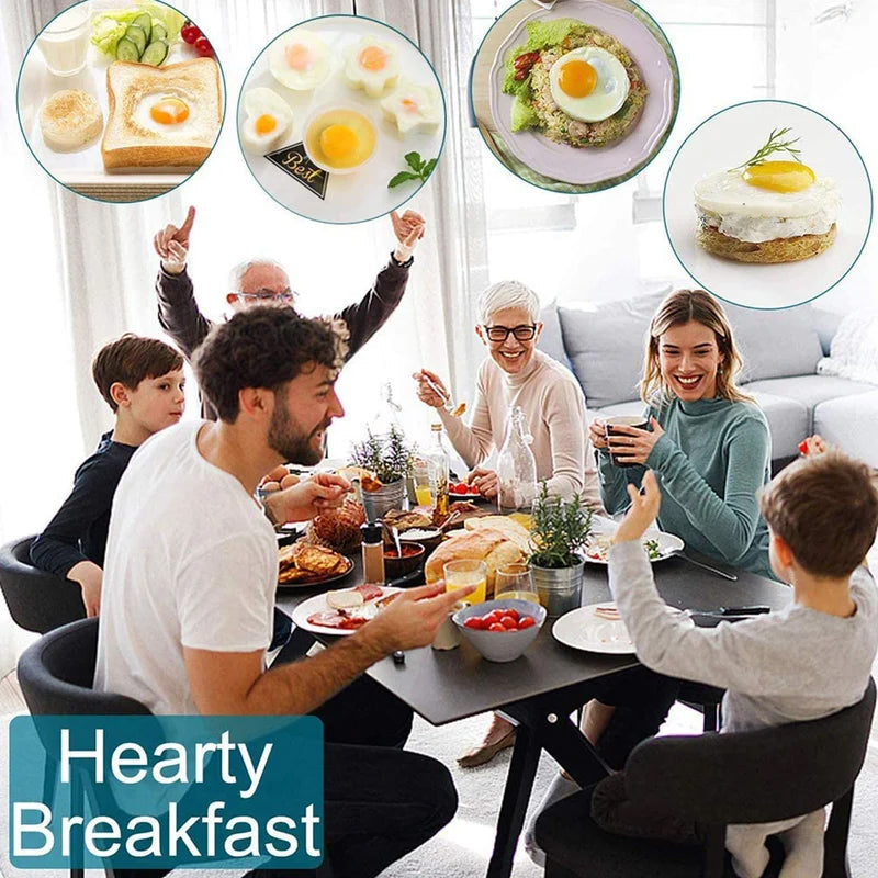 Αξιολάτρευτη φόρμα για βραστά αυγά🥚🥚 4 τμχ/σετ με πινέλο-GR